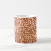 Background-Abstract mit Krokodilledermuster Kaffeetasse (Mittel)