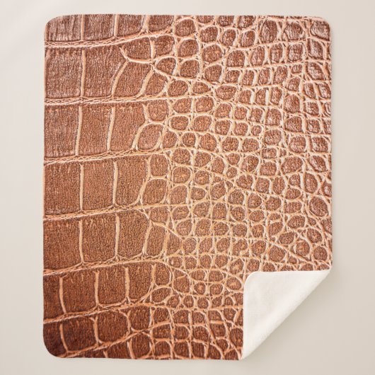Background-Abstract mit Krokodilledermuster Sherpadecke (Vorderseite)