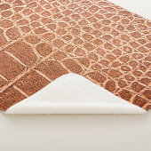 Background-Abstract mit Krokodilledermuster Sherpadecke (3/4)
