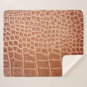 Background-Abstract mit Krokodilledermuster Sherpadecke (Vorderseite (Horizontal))