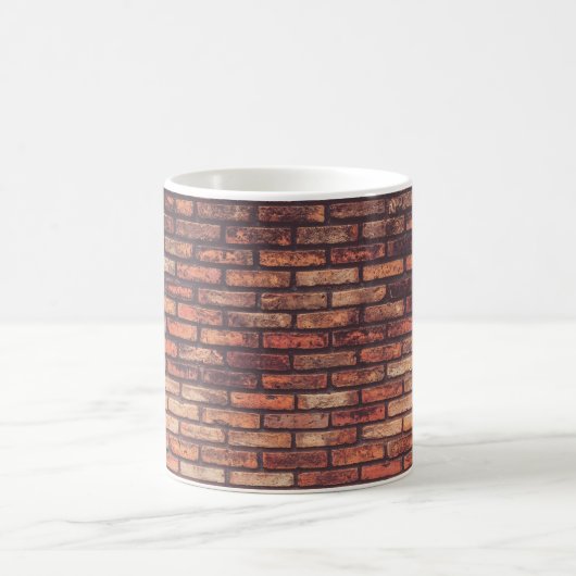 Background, alte Ziegelwand Kaffeetasse (Mittel)