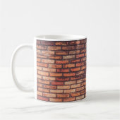 Background, alte Ziegelwand Kaffeetasse (Links)