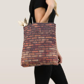Background, alte Ziegelwand Tasche (Von Nahem)