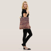 Background, alte Ziegelwand Tasche (Am Model)