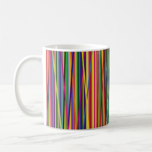  background bright and colorful made stripescol kaffeetasse (Links)
