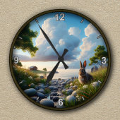 Background der Serenhalterung Runde Wanduhr