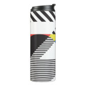 Background in retro modern style thermosbecher (Nach links gedreht)