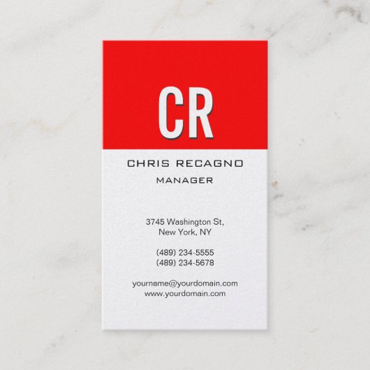 Background-Karte für vertikale rote Streifen Visitenkarte (Vorderseite)