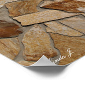 Background-Leinwand oder Poster (Ecke)