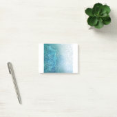 Background Mandala Grunge Pattern Text Green Post-it Klebezettel (Büro)