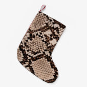 background of snake skin texture kleiner weihnachtsstrumpf (Vorderansicht (hängend))