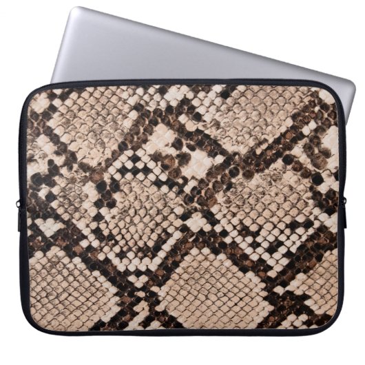 background of snake skin texture laptopschutzhülle (Vorderseite)