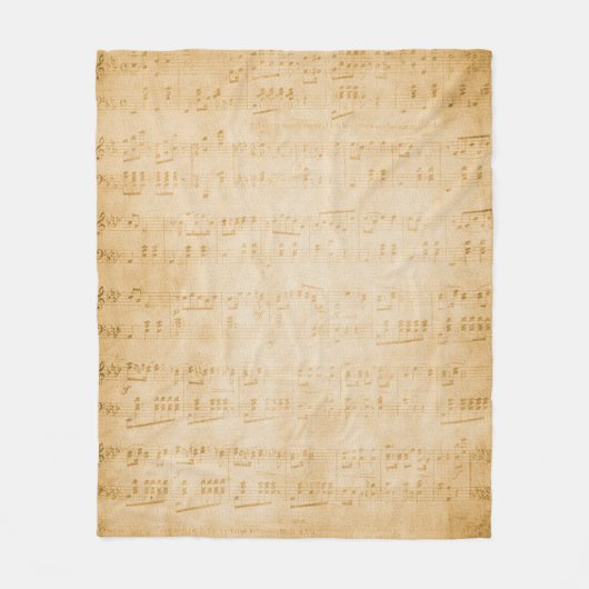 Background old vintage parchment fleecedecke (Vorderseite)