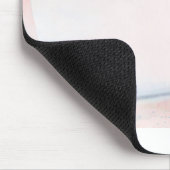 Background Paper Stationery Gästebuch Pink Blue. Mousepad (Ecke)