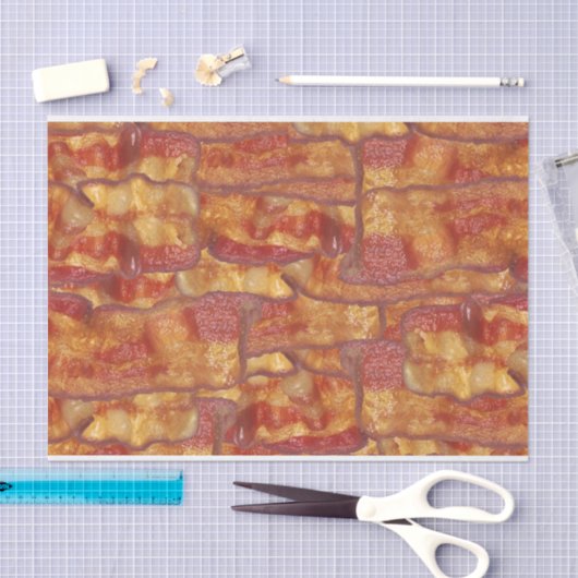 Background Pattern, Funny Fried Food Seidenpapier (Handwerk)
