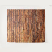 Background-Tapisserie für rustikales Brick Foto Wandteppich (Vorderseite (Horizontal))