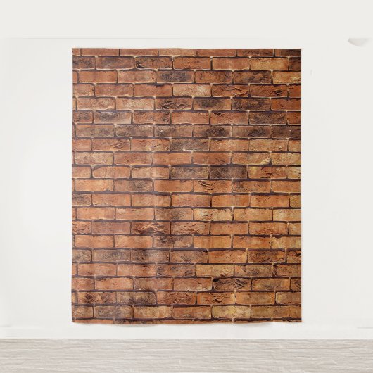 Background-Tapisserie für rustikales Brick Foto Wandteppich (Vorderseite)