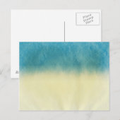 Background- Texture Watercolor Paper Postkarte (Vorne/Hinten)