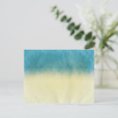 Background- Texture Watercolor Paper Postkarte (Stehend Vorderseite)