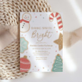 Backgummi Bright Christmas Cookie Exchange Einladung