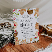 Backgummi Brille Weihnachten Party Einladung