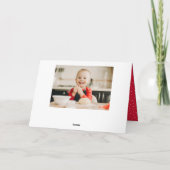 Backgummi Hell 2 Foto Feiertagskarte (Rückseite)