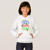 Backgummi Hell, Funny Christmas Festival Hoodie (Vorne ganz)