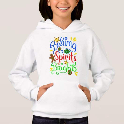 Backgummi Hell, Funny Christmas Festival Hoodie (Vorderseite)