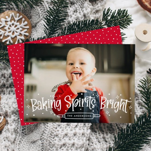 Backgummi Helles Foto Feiertagskarte