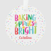 Backgurt Helle, farbenfrohe Sprinklen Weihnachten Ornament (Vorderseite)