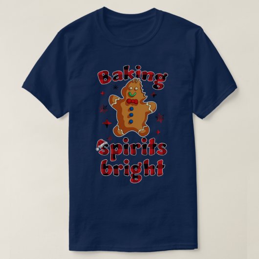 Backgurt Helles Weihnachten Weihnachten Funny Bake T-Shirt (Design vorne)