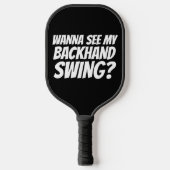 BACKHAND SWING FUNNY PICKLEBALL PADDLES (Vorderseite)