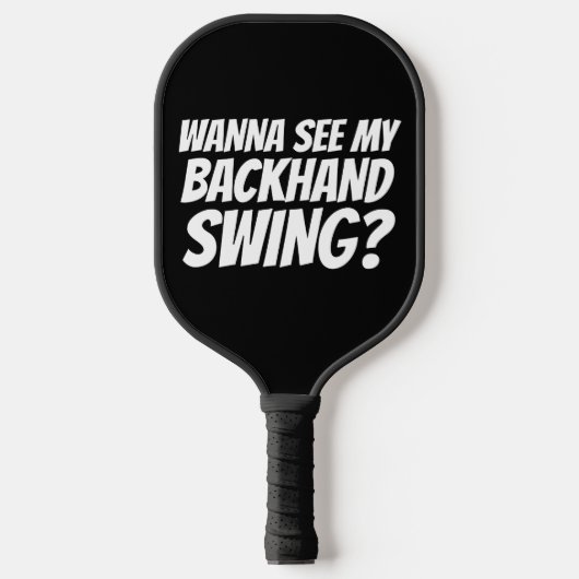BACKHAND SWING FUNNY PICKLEBALL PADDLES (Vorderseite)
