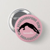 Backhandspring Vereingymnastik-Cheerleaderknopf Button (Vorne & Hinten)