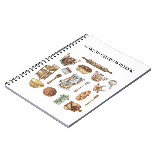 Backheber-Notebook, Rezept-Notebook Notizblock (Linke Seite)