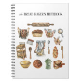 Backheber-Notebook, Rezept-Notebook Notizblock (Vorderseite)