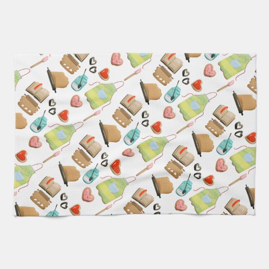 Backherzen Geschirrtuch (Horizontal)