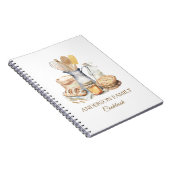 Backhilfsmittel Familie Rezept Notizblock (Rechte Seite)