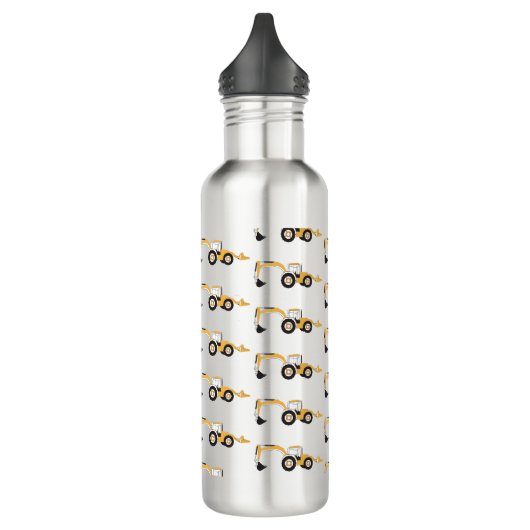 Backhoe-Bautransporter Edelstahlflasche (Links)