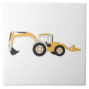 Backhoe-Bauwagen Fliese