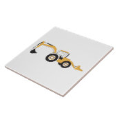 Backhoe-Bauwagen Fliese (Seite)