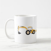 Backhoe-Bauwagen Kaffeetasse (Links)