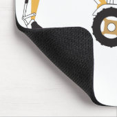 Backhoe-Bauwagen Mousepad (Ecke)
