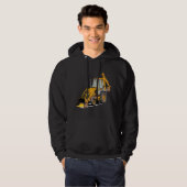 Backhoe Excavator Construction Operator Heavy Equi Hoodie (Vorne ganz)