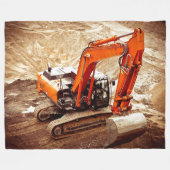 BACKHOE FLEECEDECKE (Vorderseite (Horizontal))