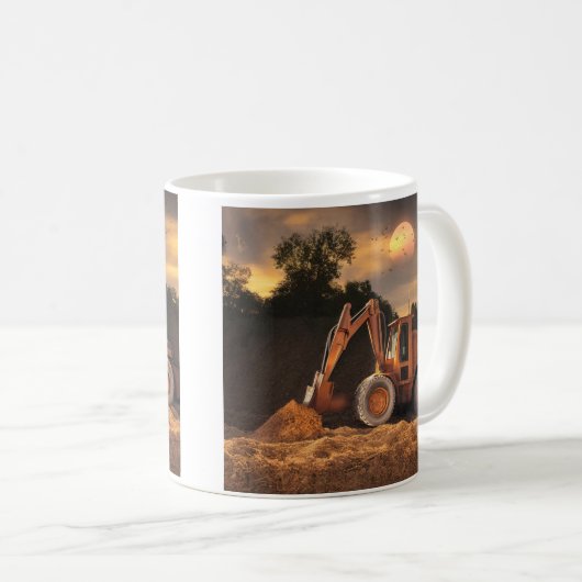Backhoe Kaffeetasse (VorderseiteRechts)