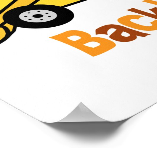 Backhoe Poster (Ecke)