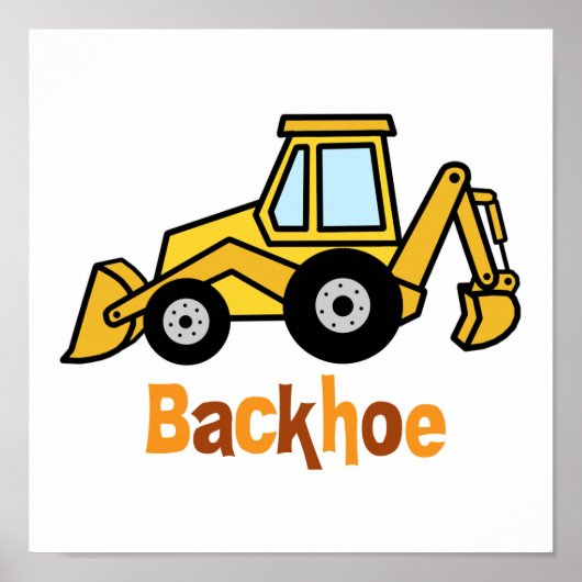 Backhoe Poster (Vorne)