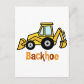 Backhoe Postkarte (Vorderseite)