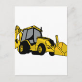 Backhoe Postkarte (Vorderseite)